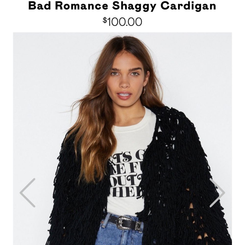 Nasty Gal Bad Romance Shag Sweater